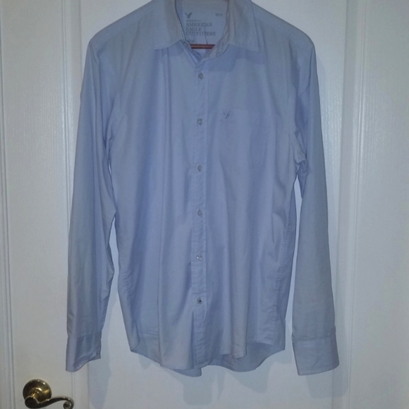 American Eagle Outfitters Athletic Fit Dress Shirt - Picture 2 of 7